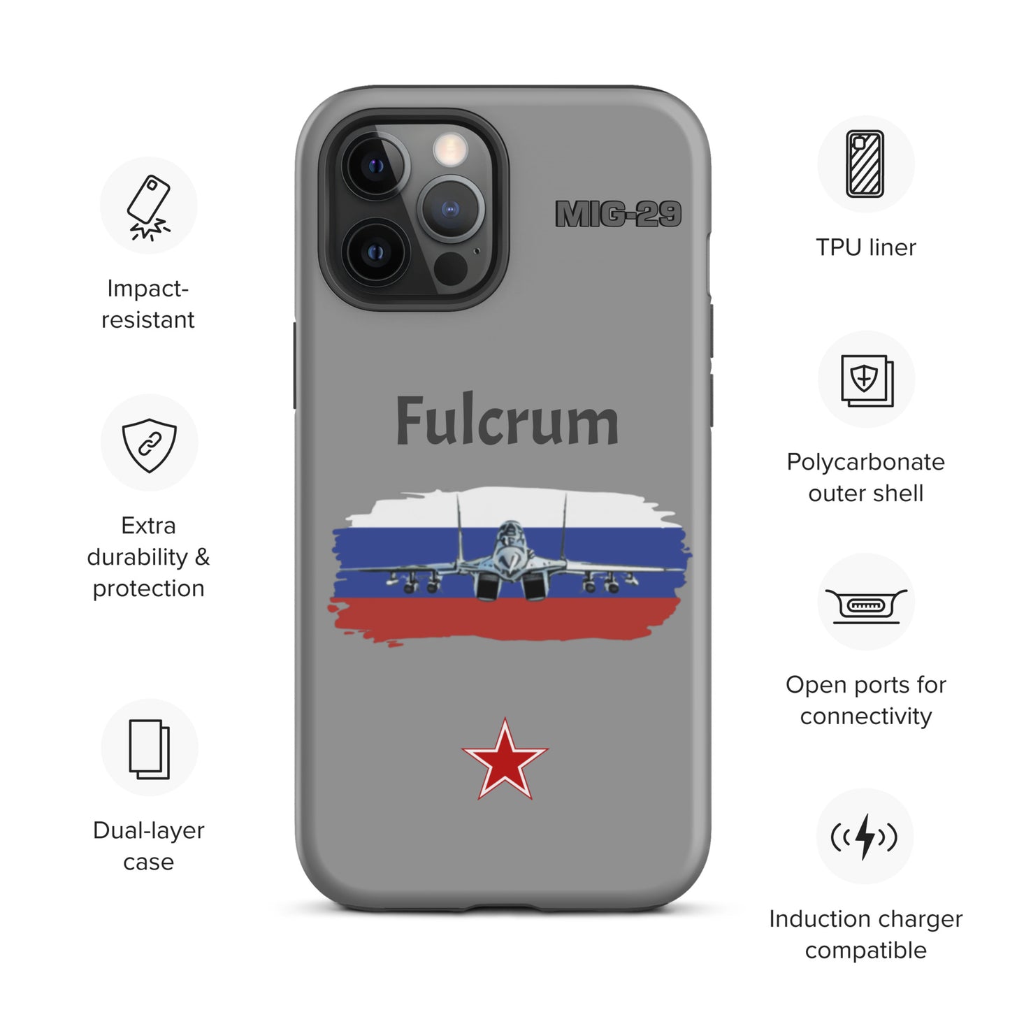 Fulcrum Patriot iPhone Case (Without Quotes)