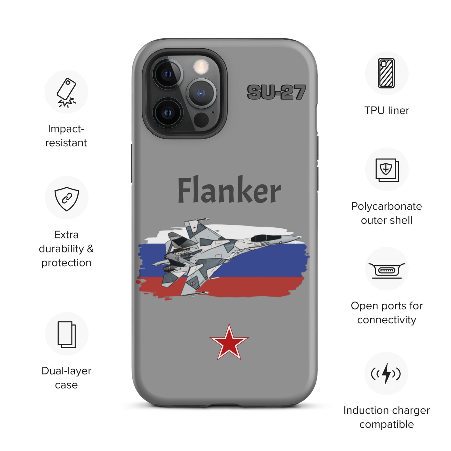 Flanker Patriot iPhone Case (Without Quotes)