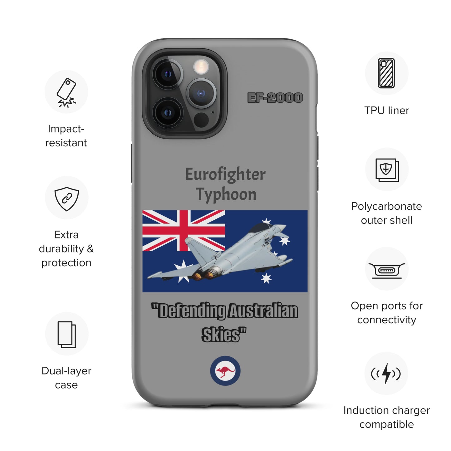 Australian Typhoon Patriot iPhone Case