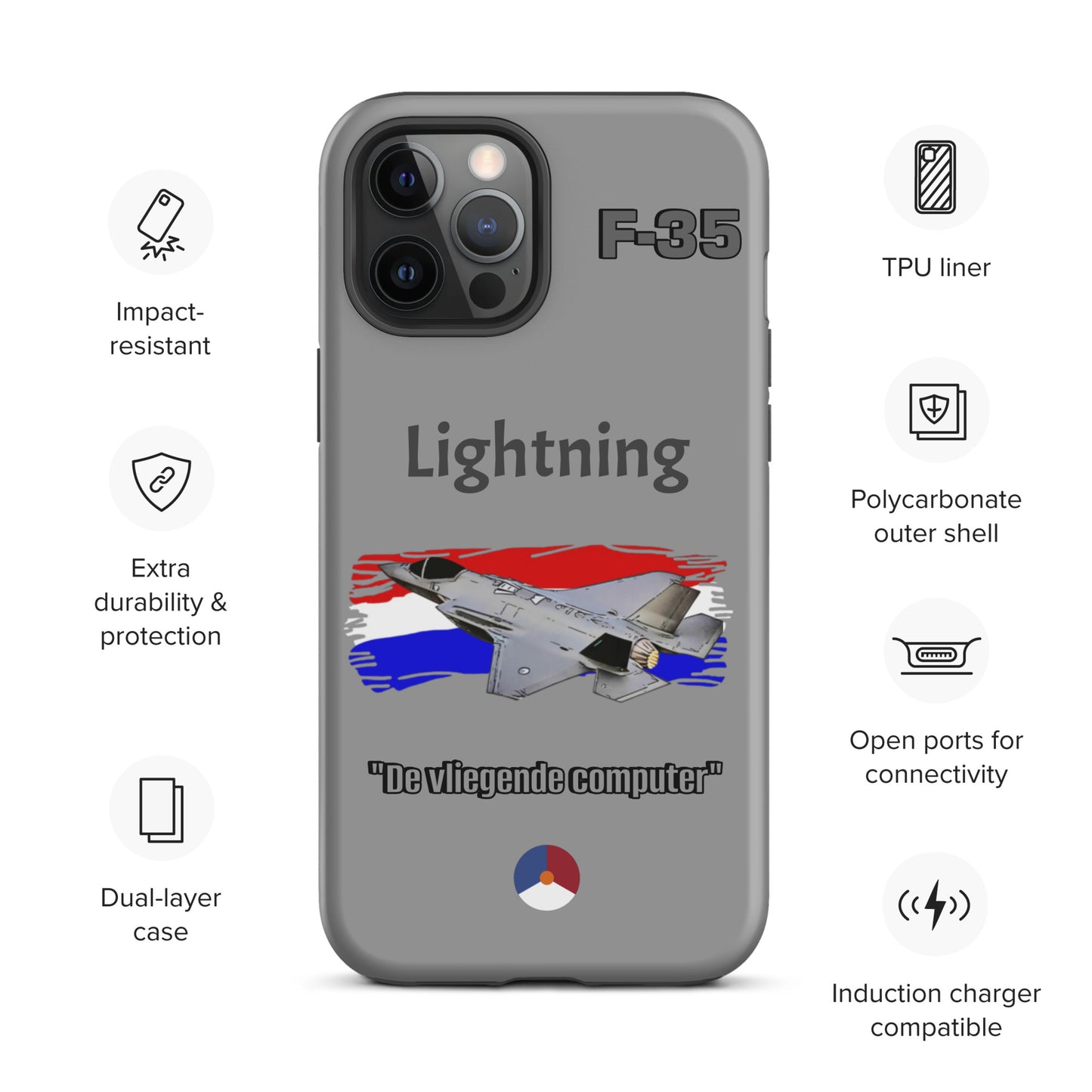 Dutch Lightning Patriot iPhone Case