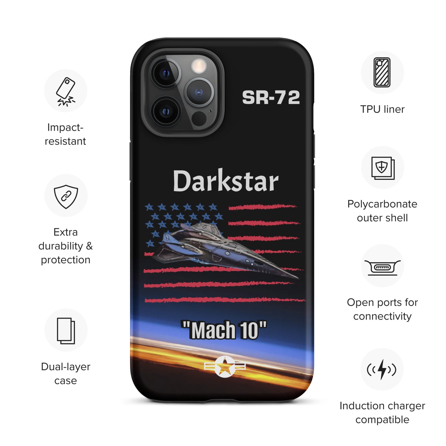 Darkstar Patriot iPhone Case