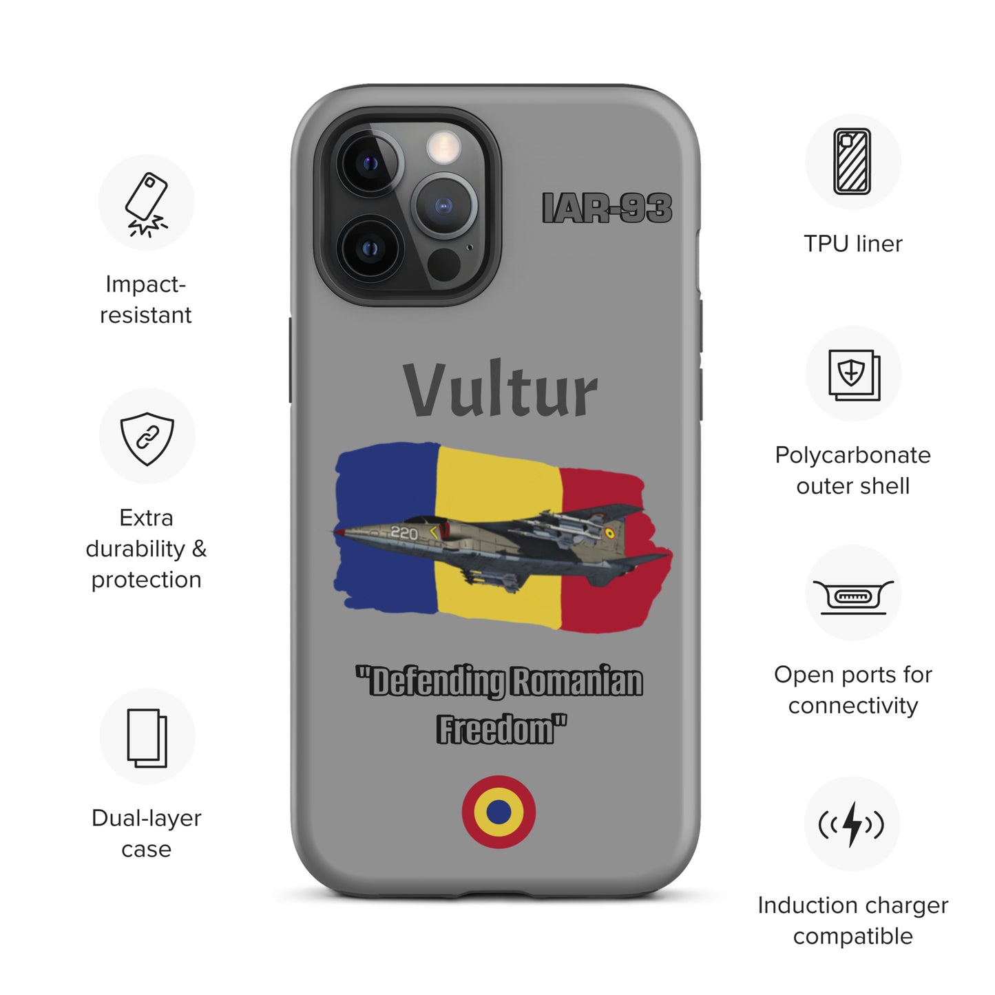 Vultur Patriot iPhone Case