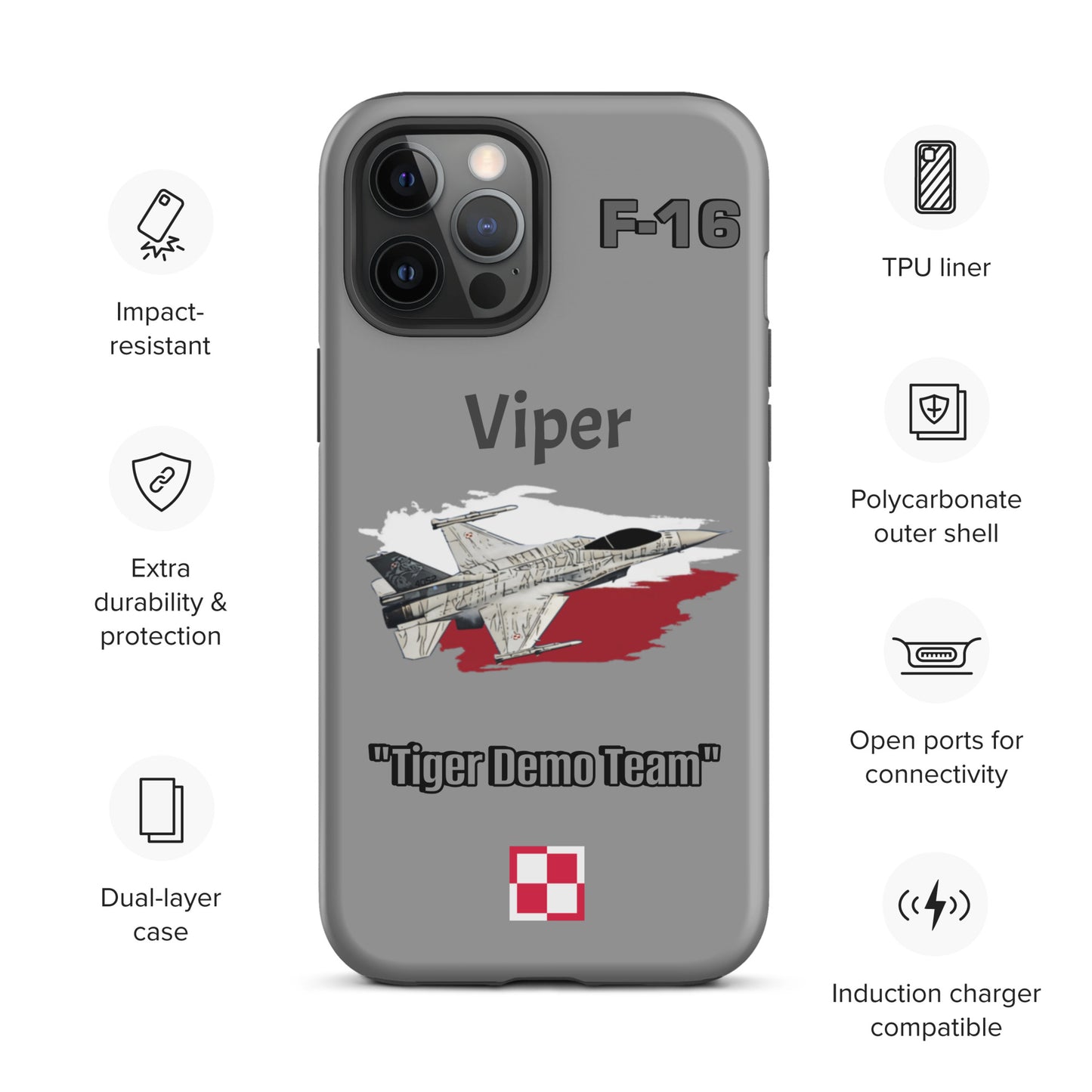 Poland Tiger Demo Team iPhone Case