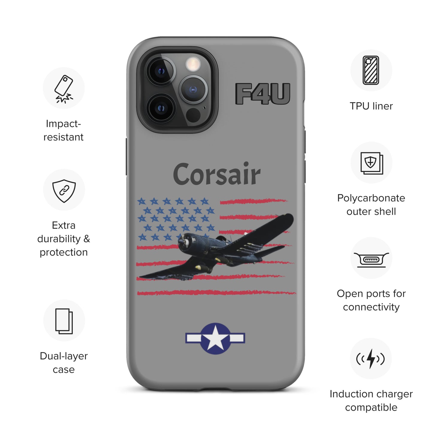 WWII Corsair Patriot iPhone Case