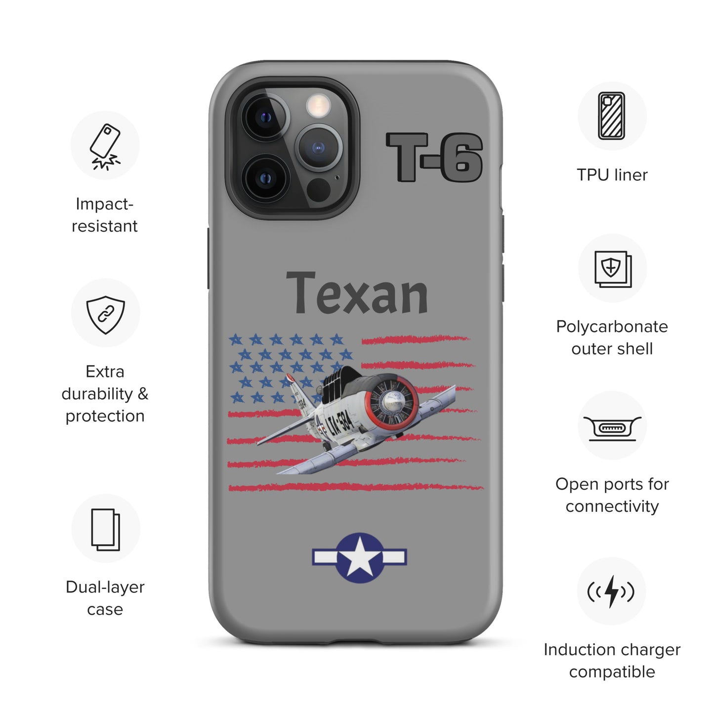 WWII Texan Patriot iPhone Case