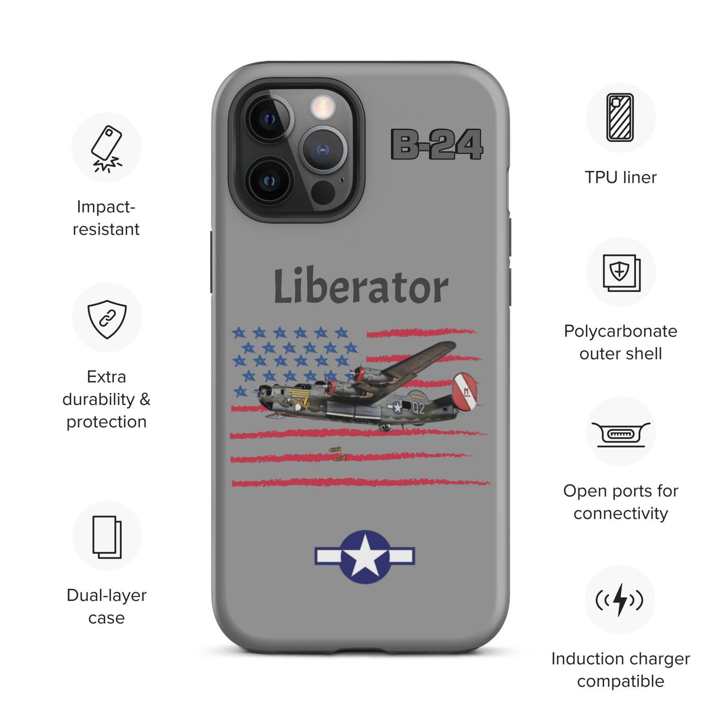 WWII Liberator Patriot iPhone Case