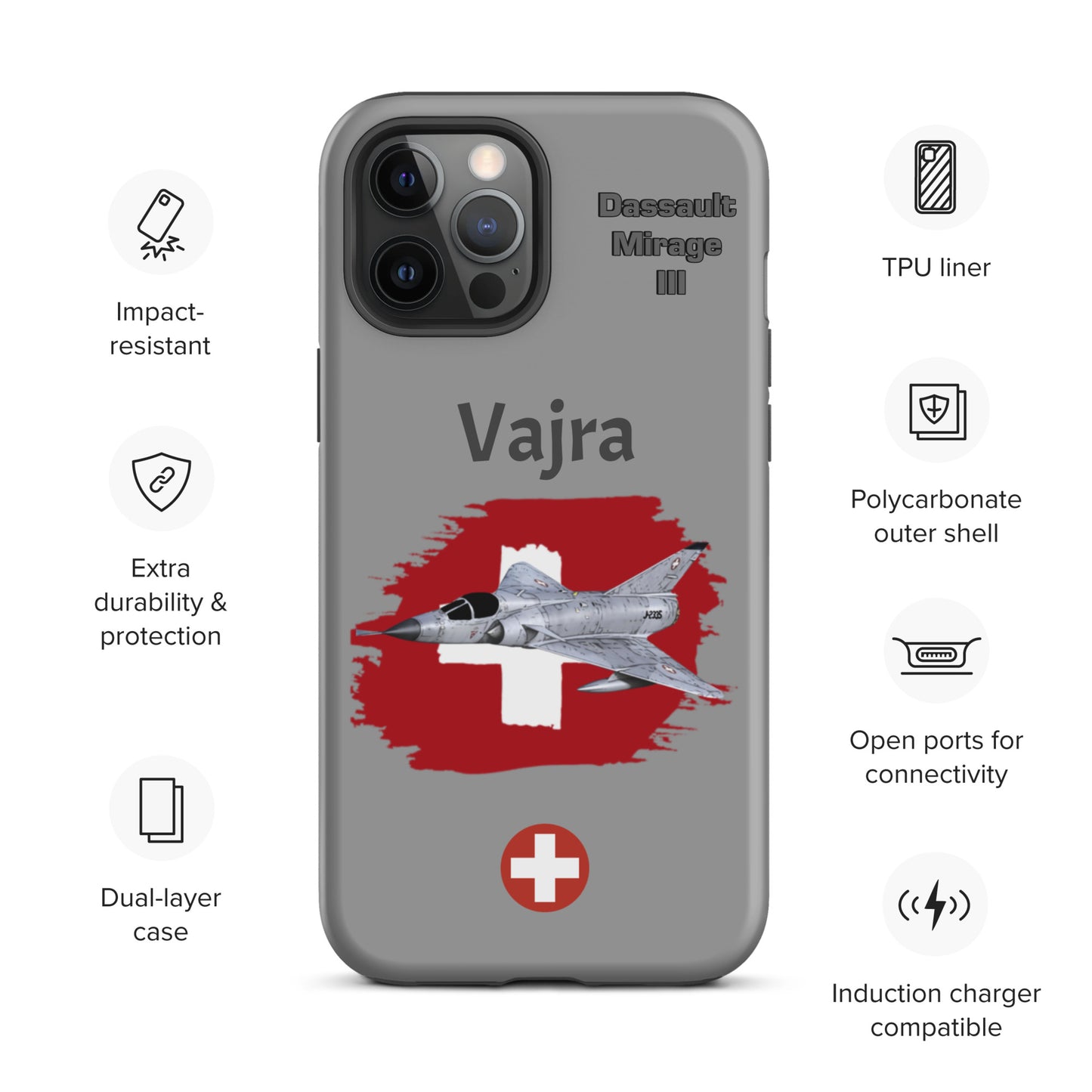 Swiss Mirage Patriot iPhone Case
