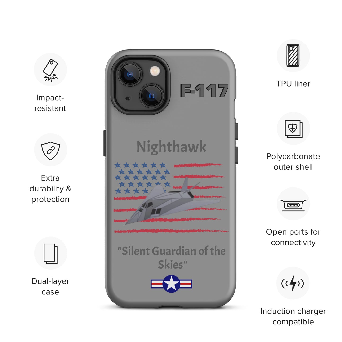 Nighthawk Patriot iPhone Case