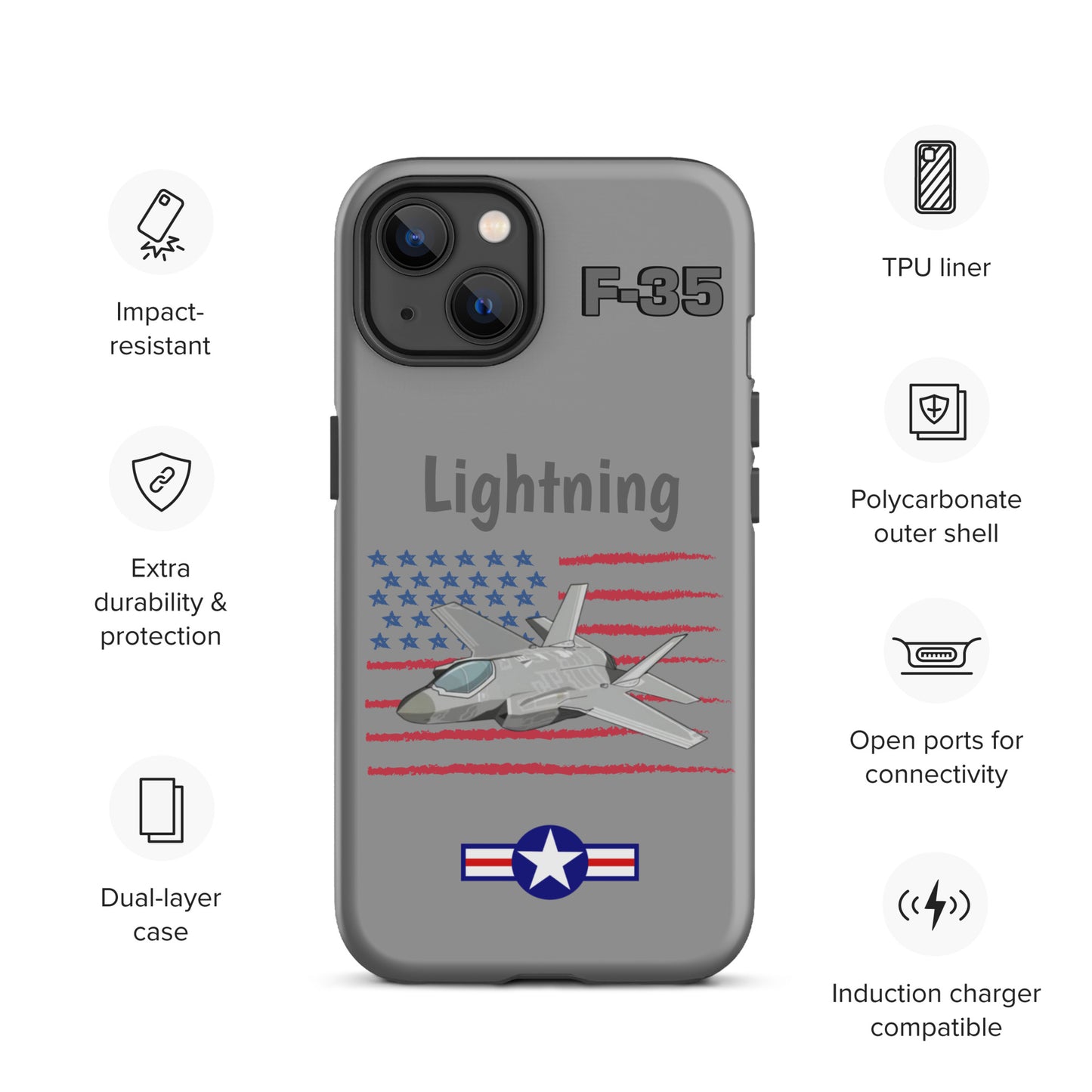 LightningStrike iPhone Case (Without Quotes)