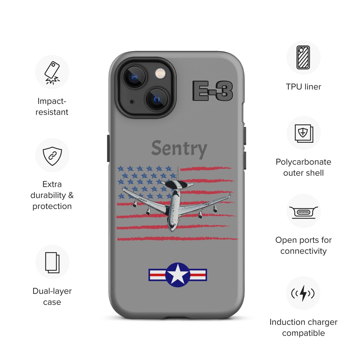 Sentry Patriot iPhone Case (Without Quotes)