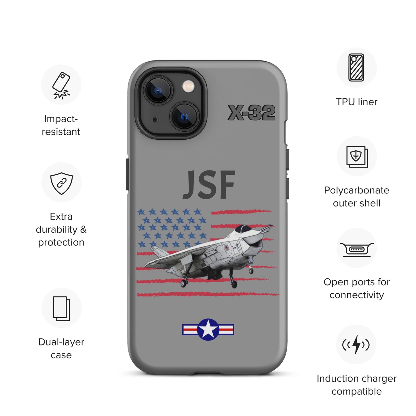 JSF Patriot iPhone Case (Without Quotes)