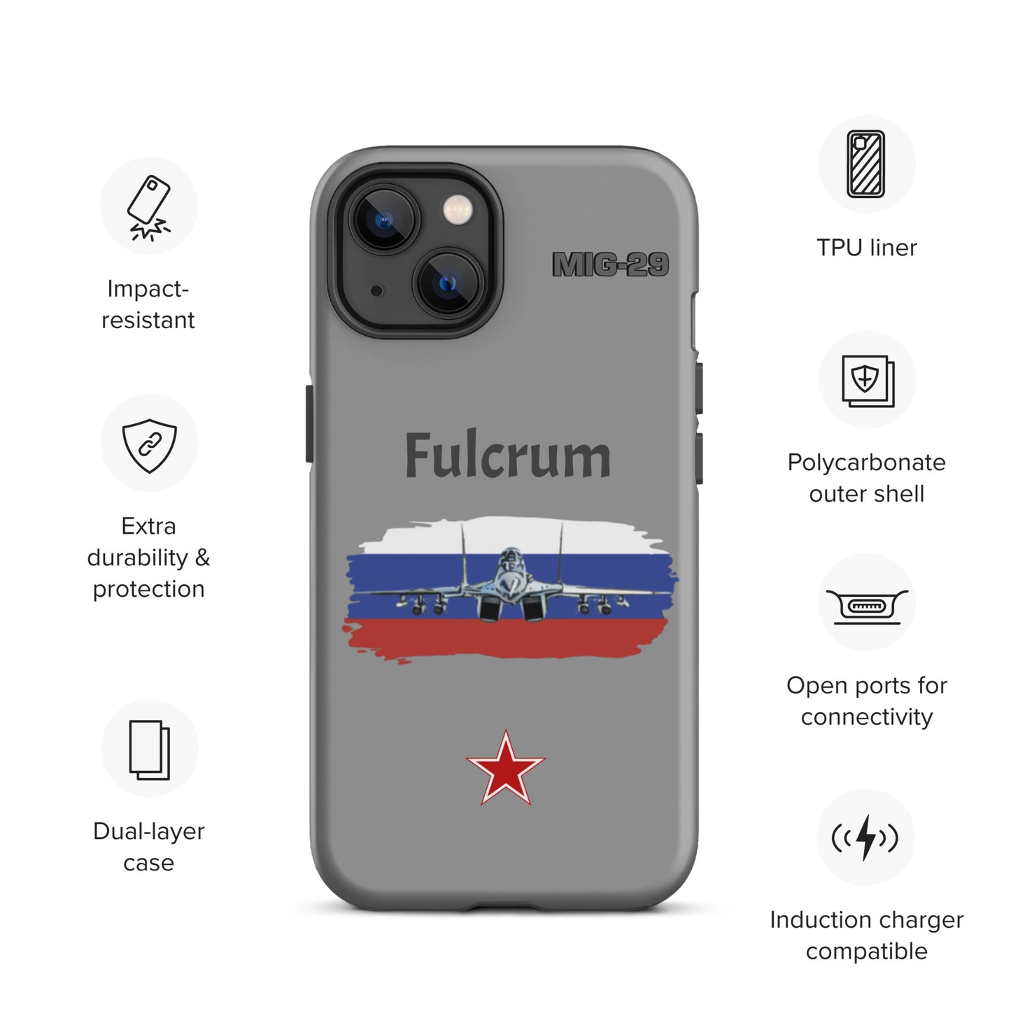 Fulcrum Patriot iPhone Case (Without Quotes)