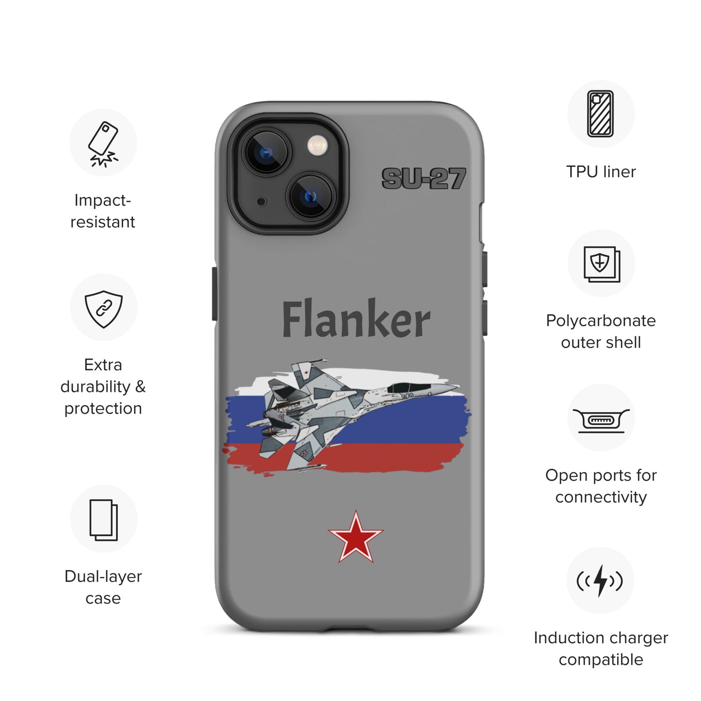 Flanker Patriot iPhone Case (Without Quotes)