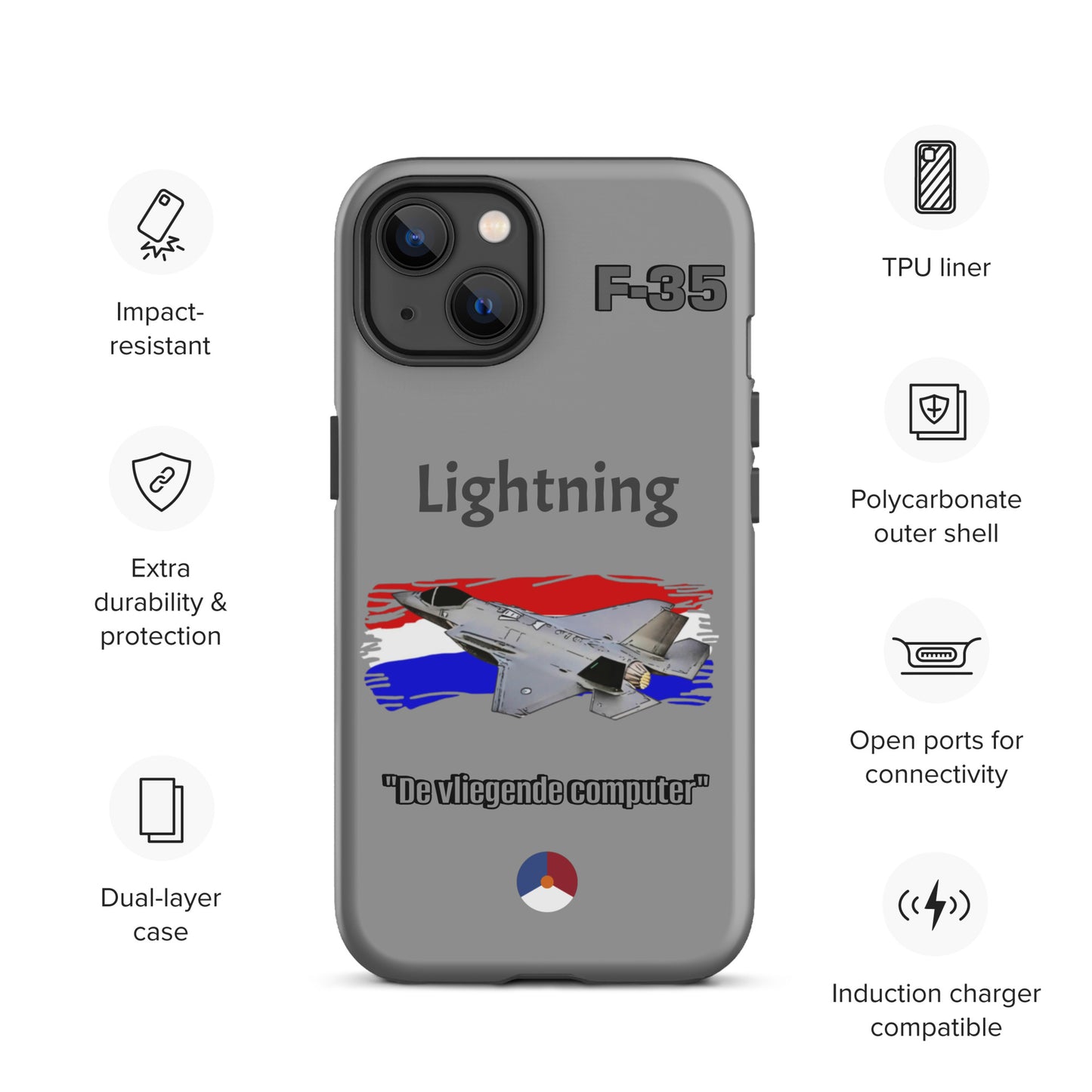 Dutch Lightning Patriot iPhone Case