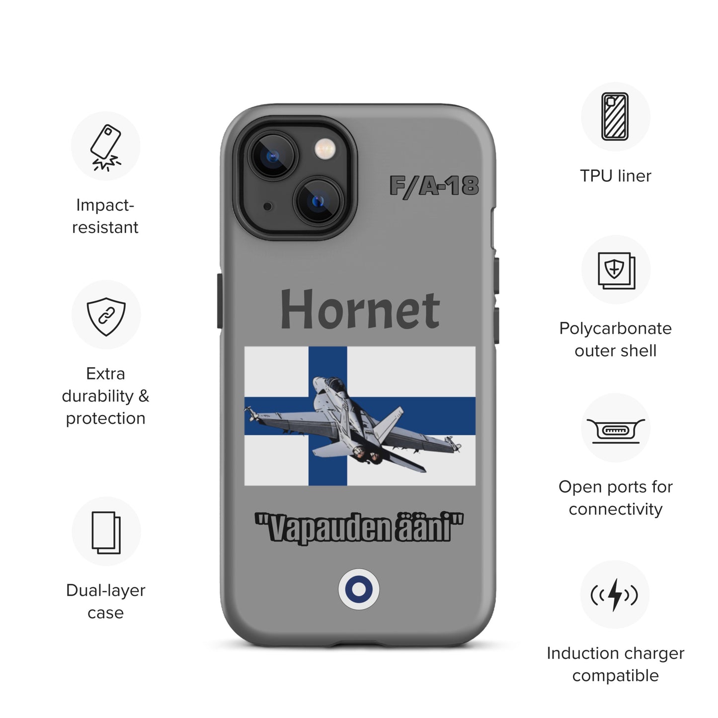 Finnish Hornet Patriot iPhone Case