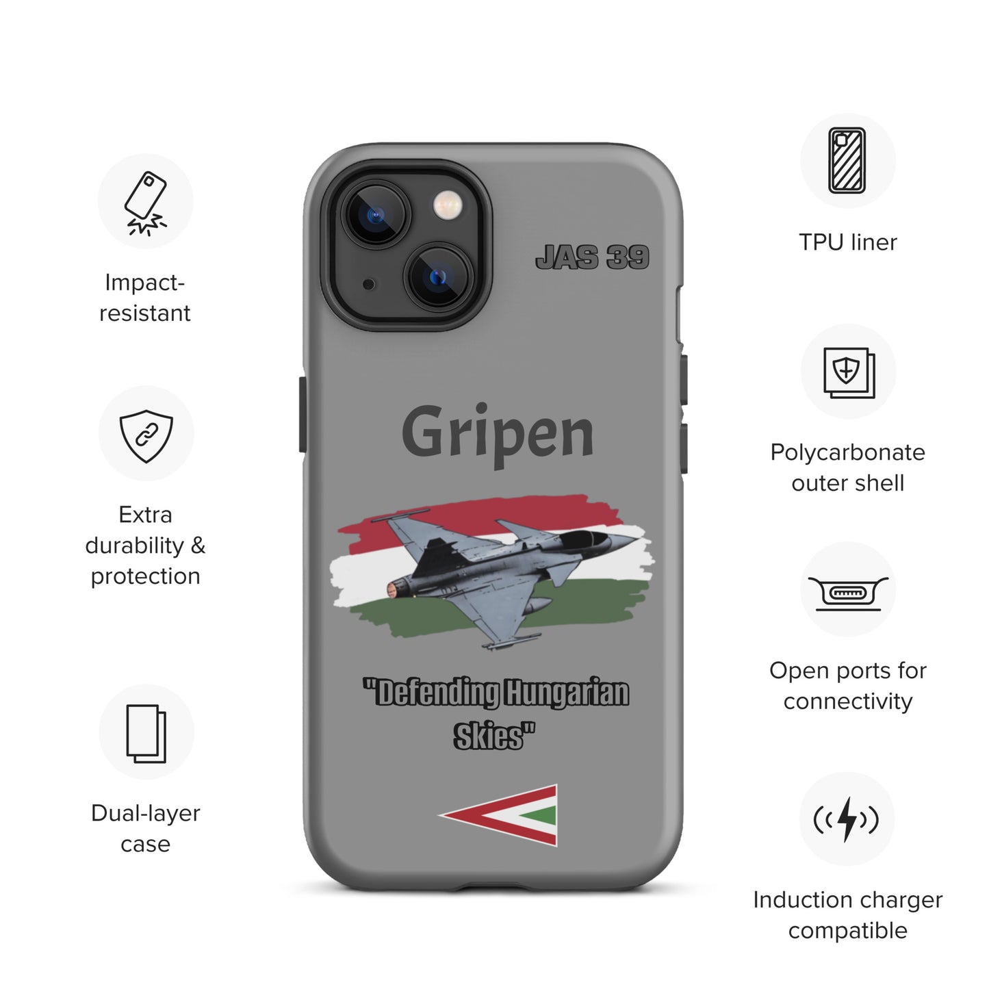Hungarian Gripen Patriot iPhone Case