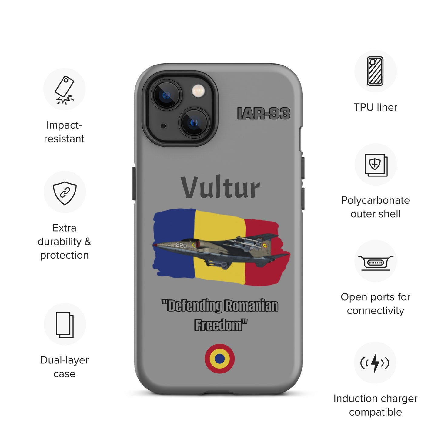 Vultur Patriot iPhone Case