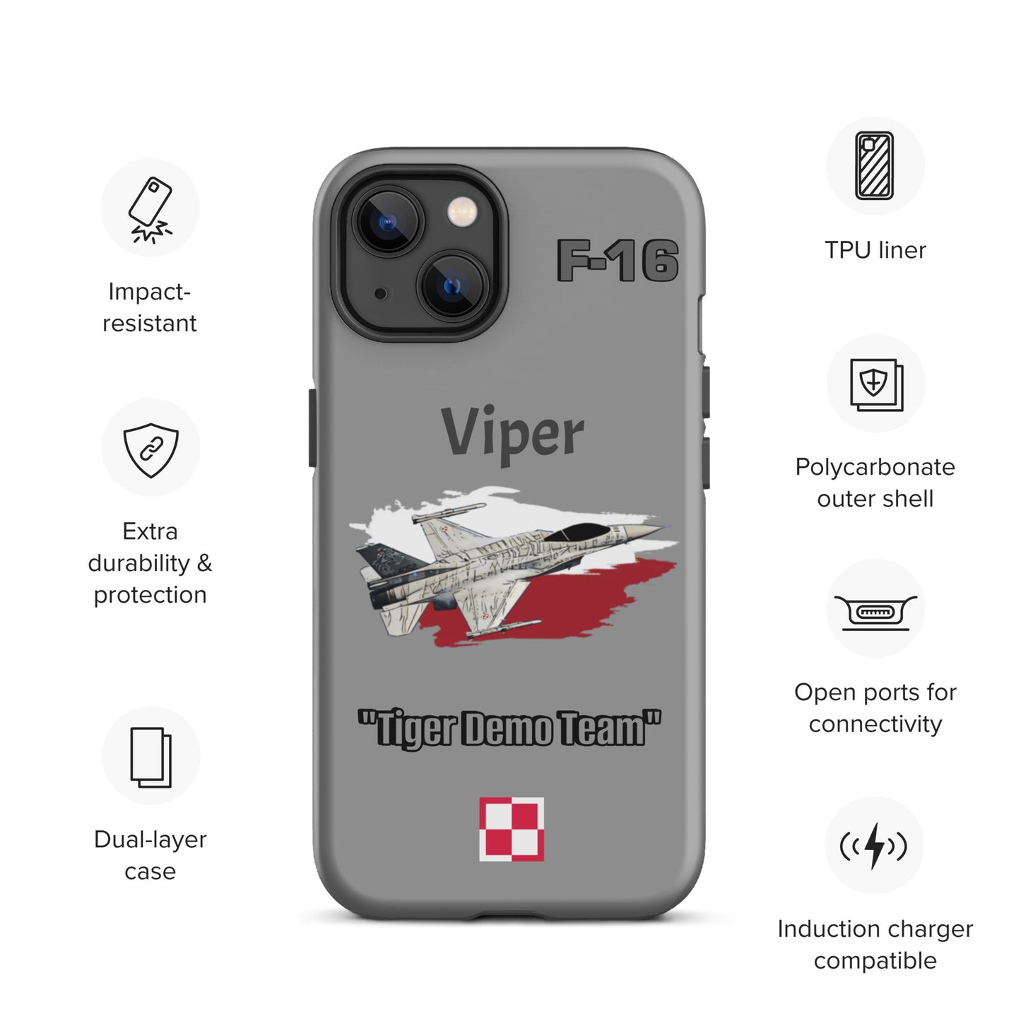 Poland Tiger Demo Team iPhone Case