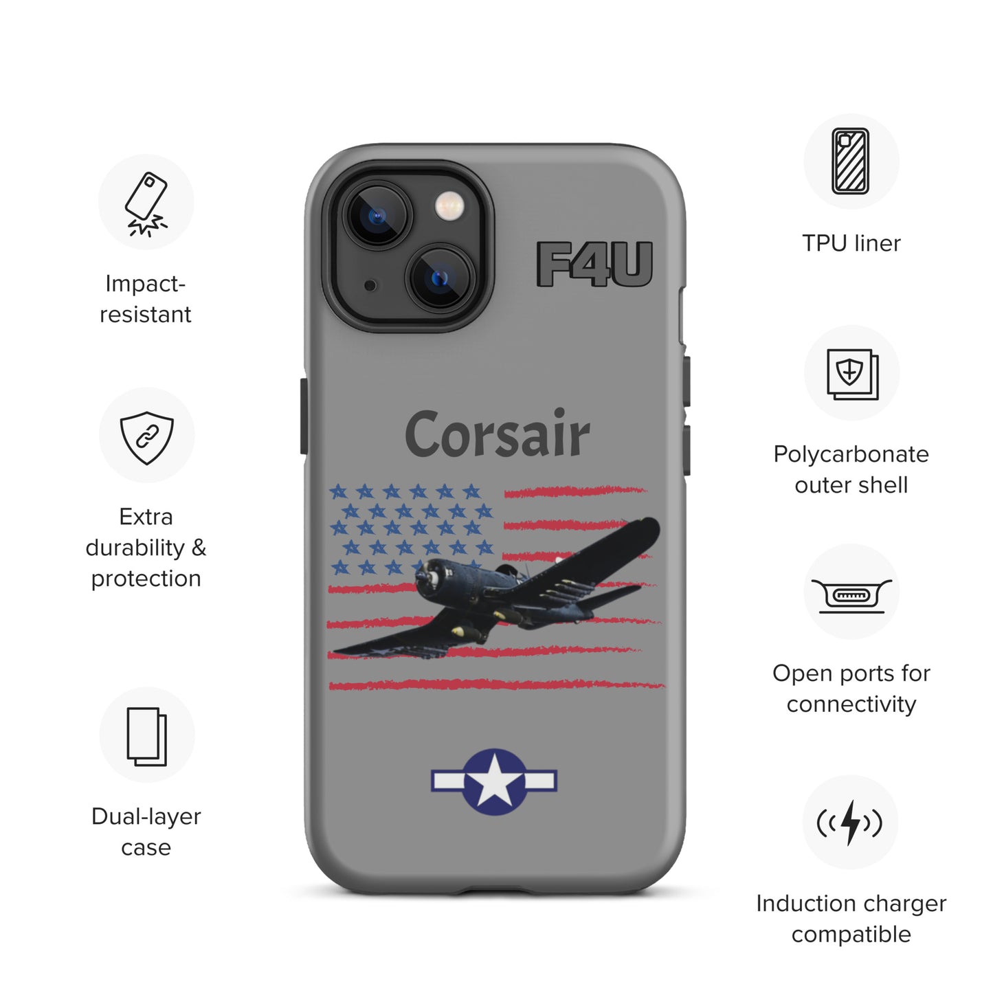 WWII Corsair Patriot iPhone Case
