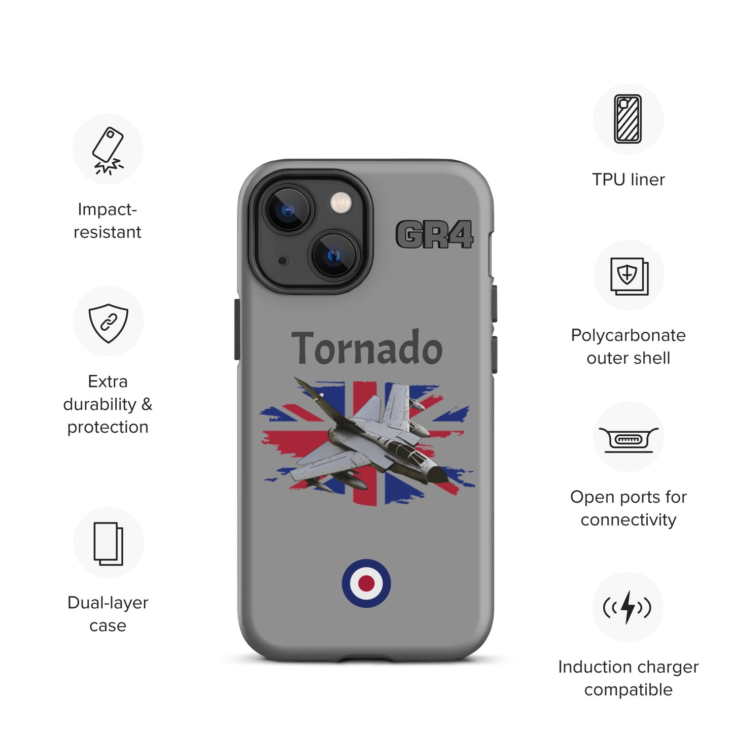 British Tornado Patriot iPhone Case (Without Quotes)