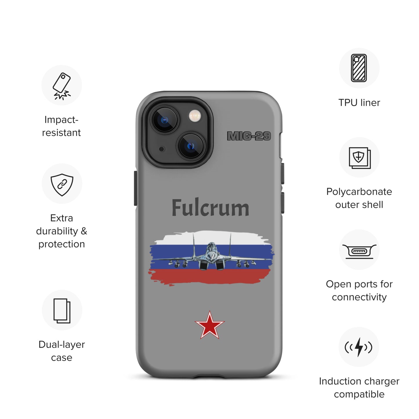 Fulcrum Patriot iPhone Case (Without Quotes)