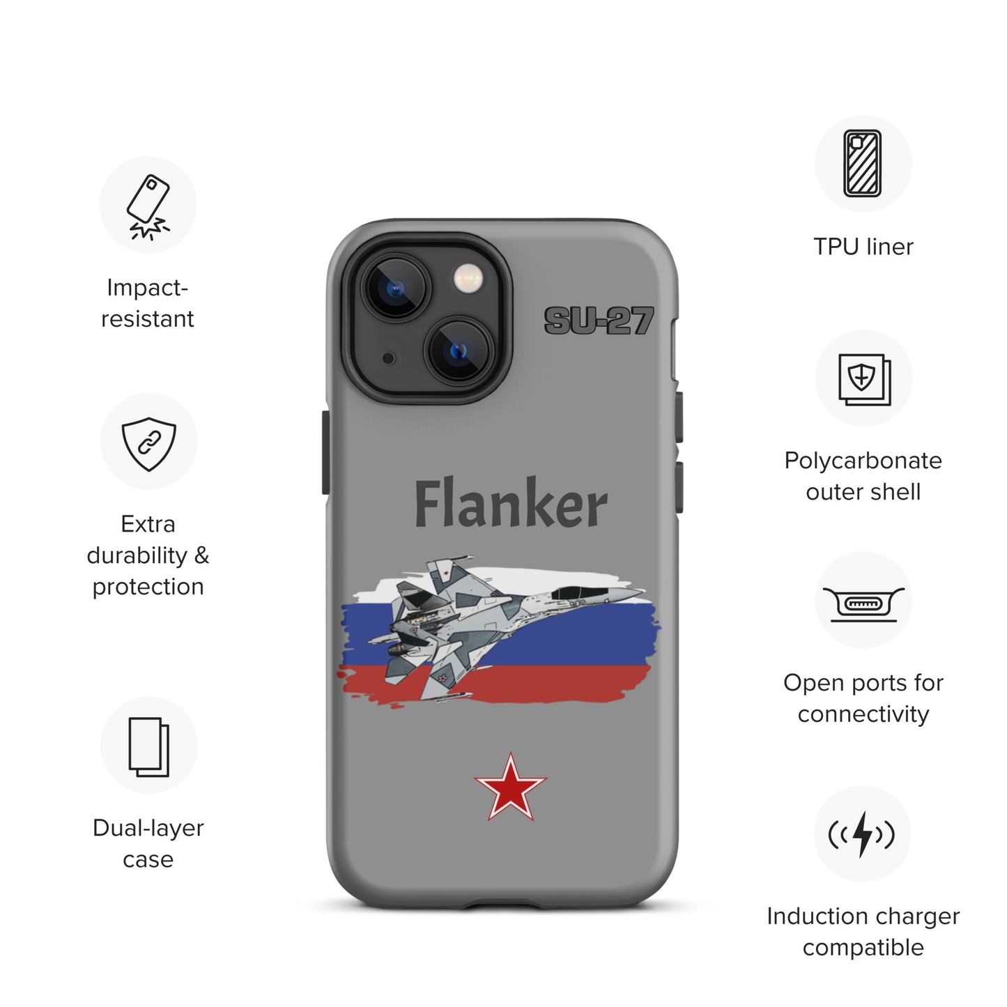 Flanker Patriot iPhone Case (Without Quotes)