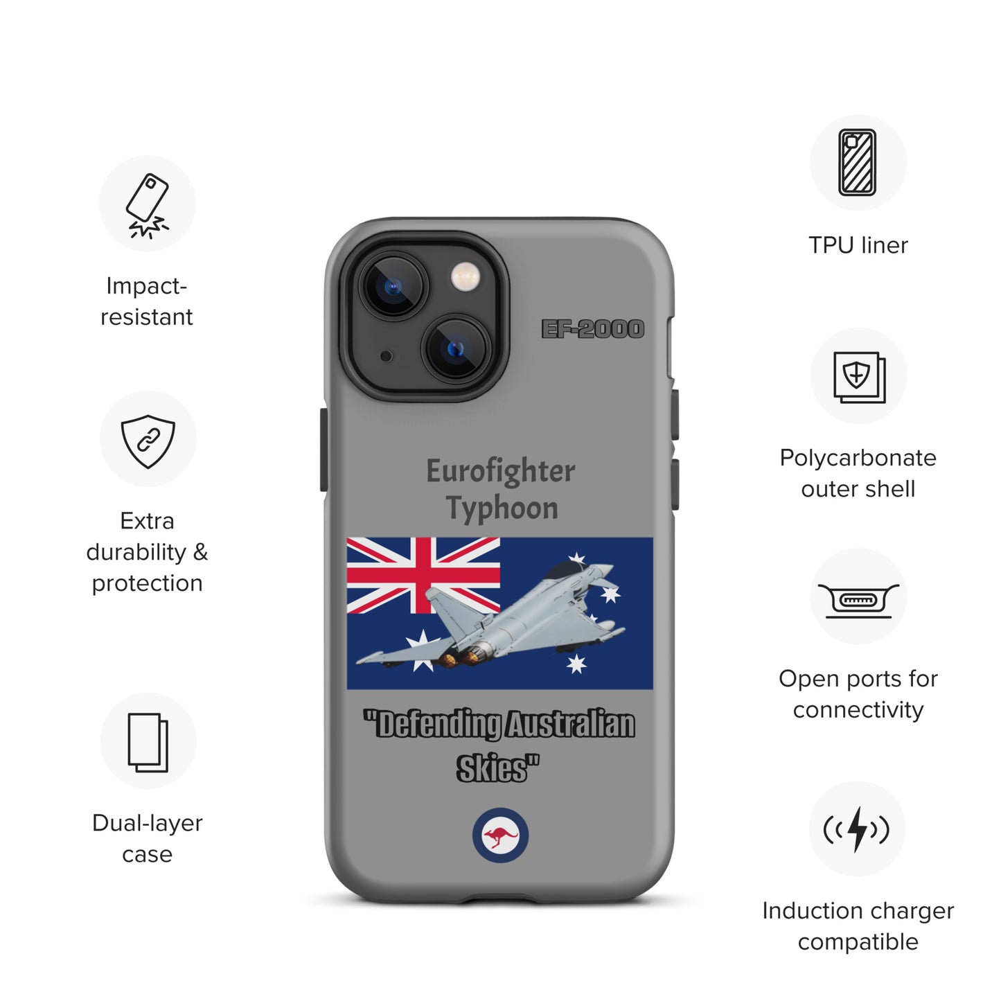 Australian Typhoon Patriot iPhone Case
