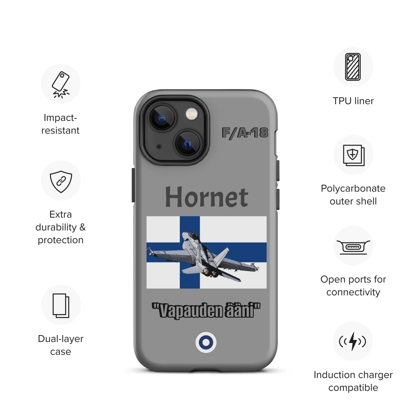 Finnish Hornet Patriot iPhone Case