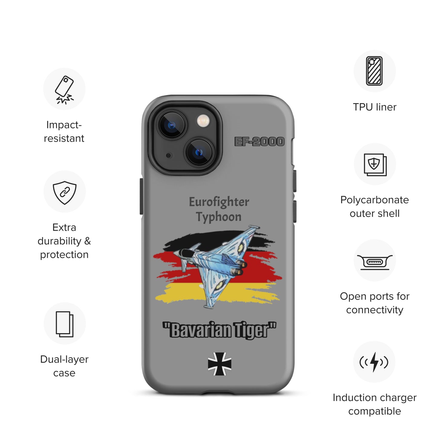 Bavarian Tiger Typhoon Patriot iPhone Case