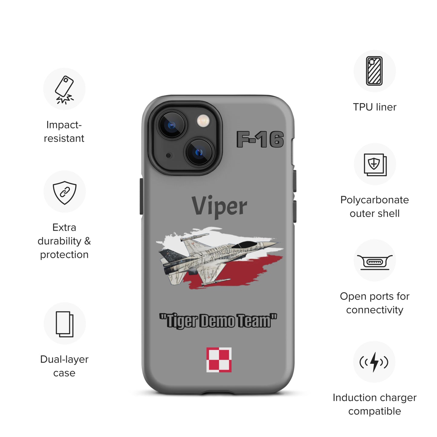 Poland Tiger Demo Team iPhone Case