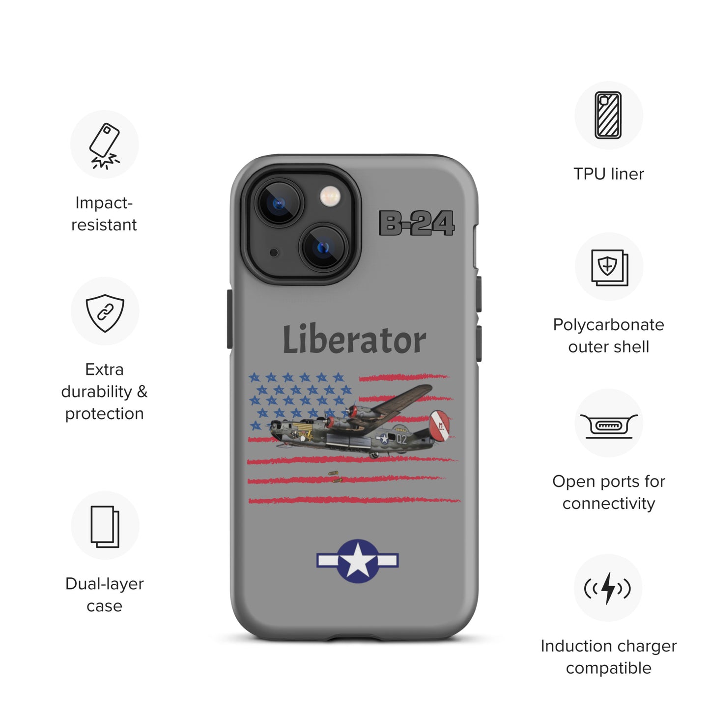 WWII Liberator Patriot iPhone Case
