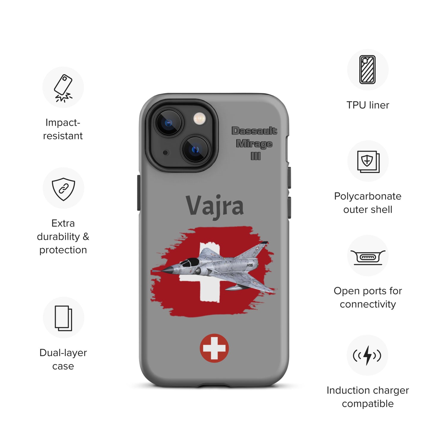 Swiss Mirage Patriot iPhone Case