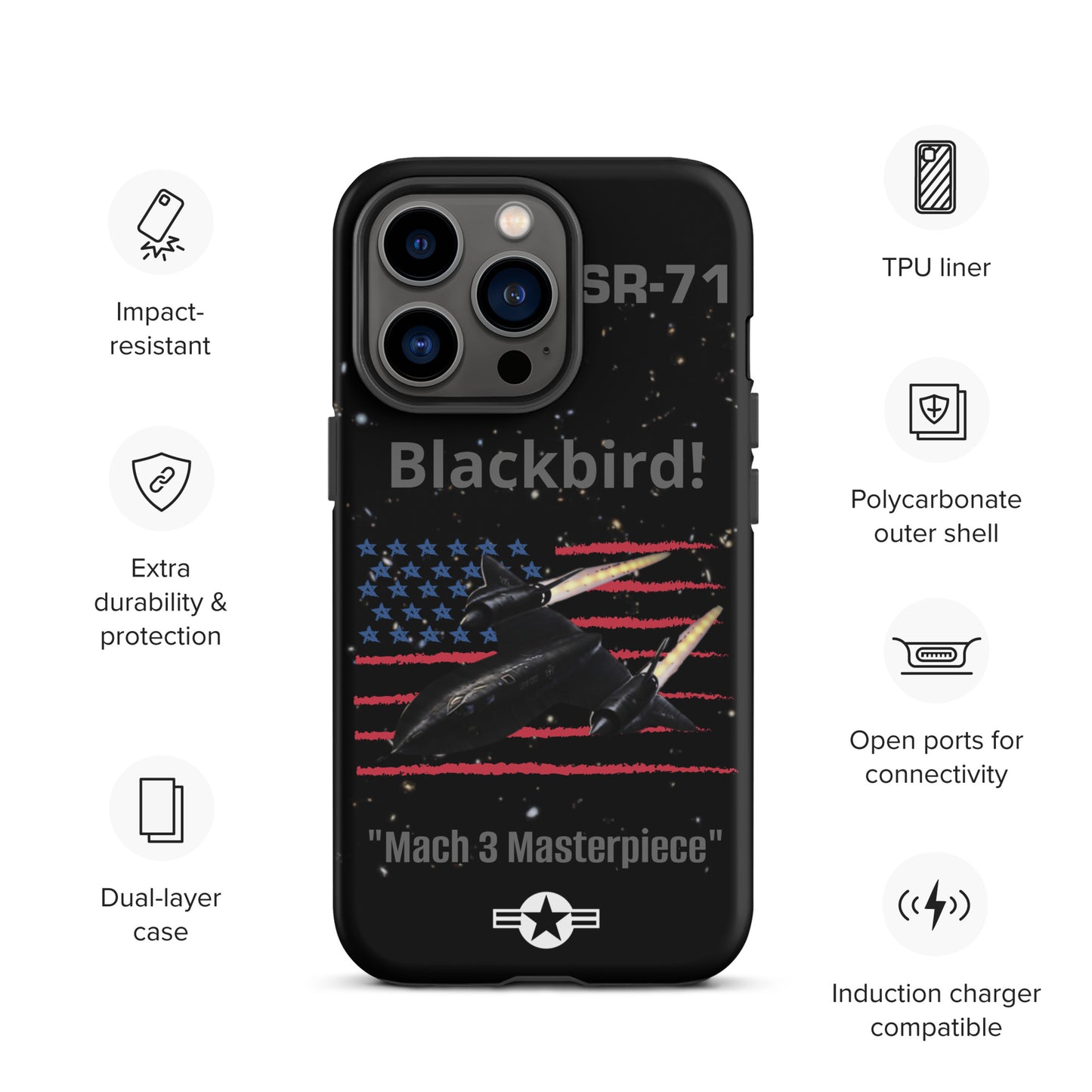 Blackbird Patriot iPhone Case
