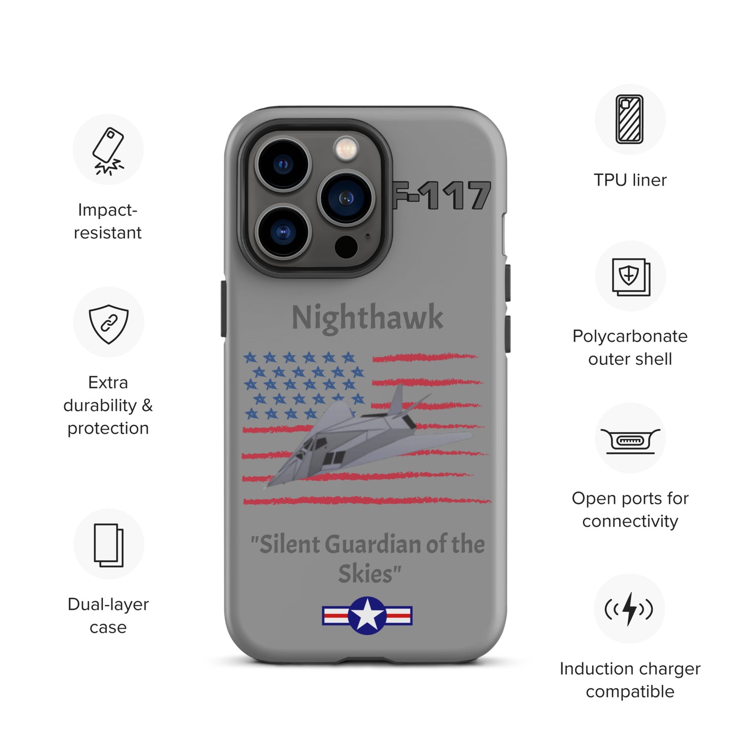 Nighthawk Patriot iPhone Case
