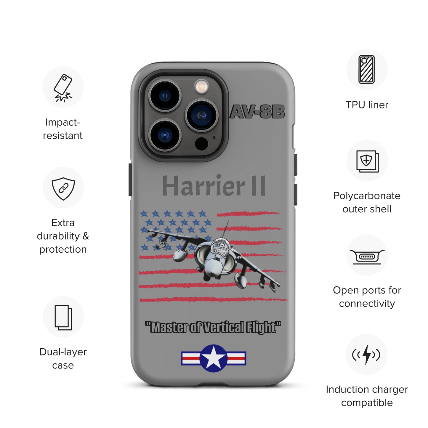 Harrier Patriot iPhone Case