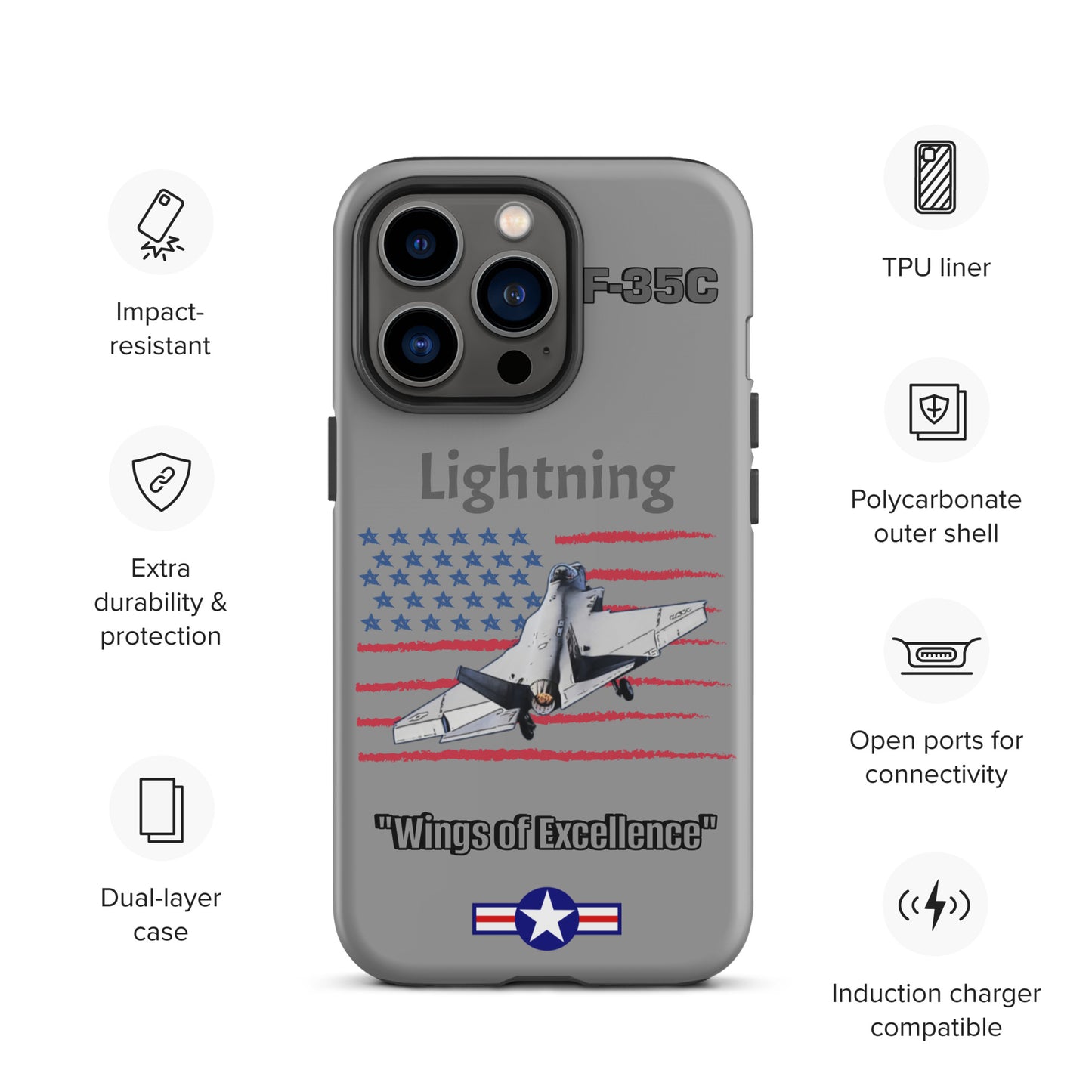 Wings Of Excellence iPhone Case