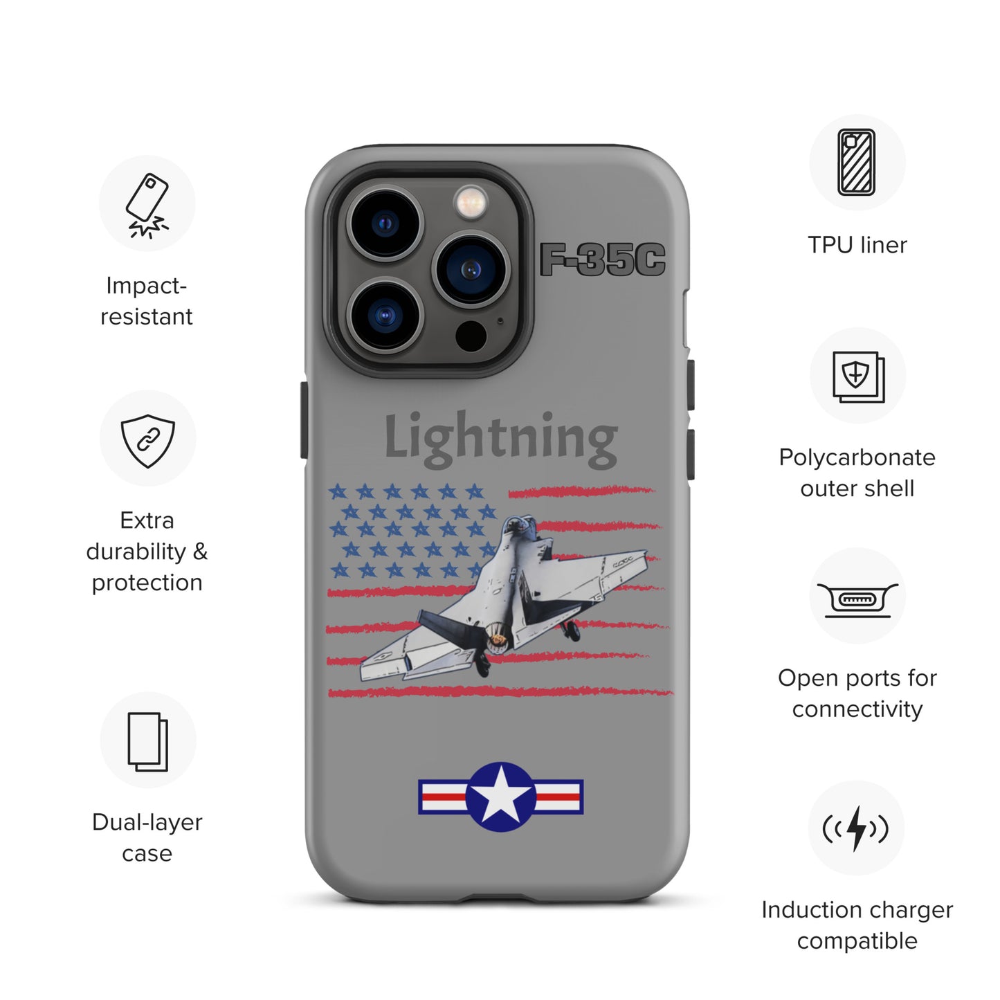 Wings Of Excellence iPhone Case (Without Quotes)
