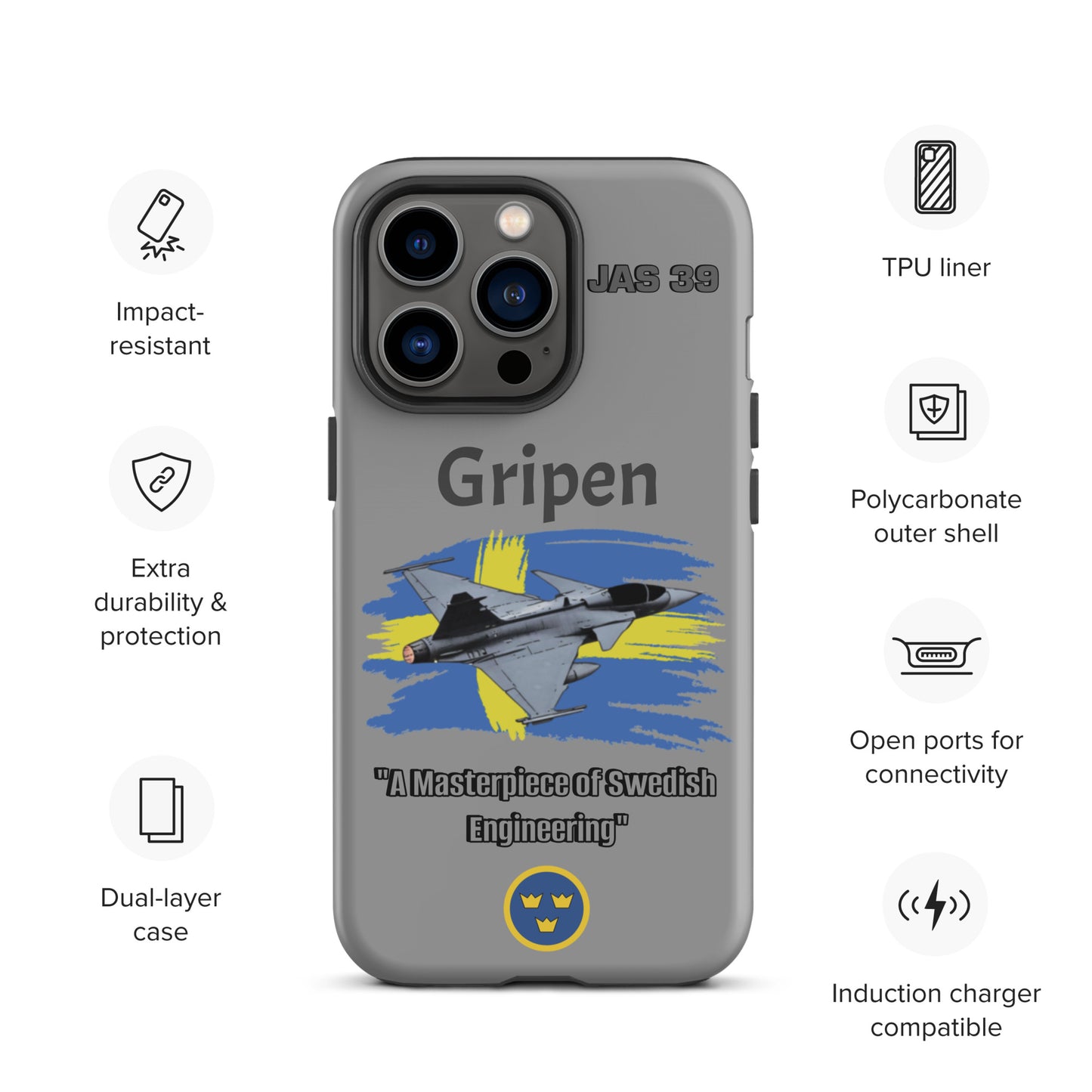 Gripen Patriot iPhone Case