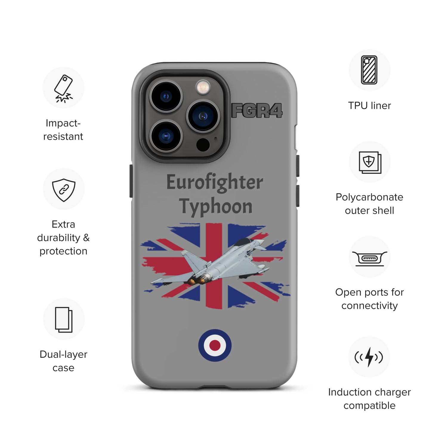 Typhoon Patriot iPhone Case (Without Quotes)