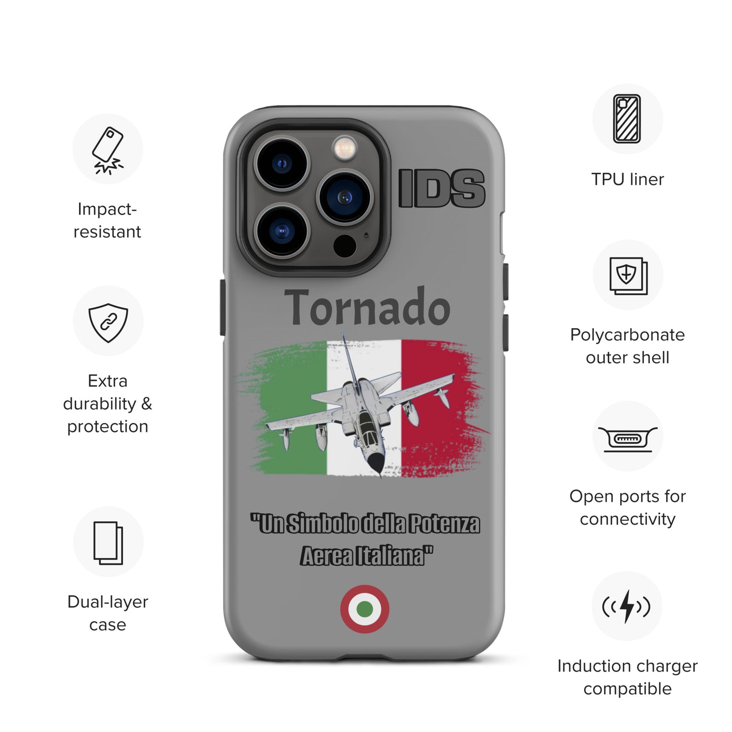 Italian Tornado Patriot iPhone Case