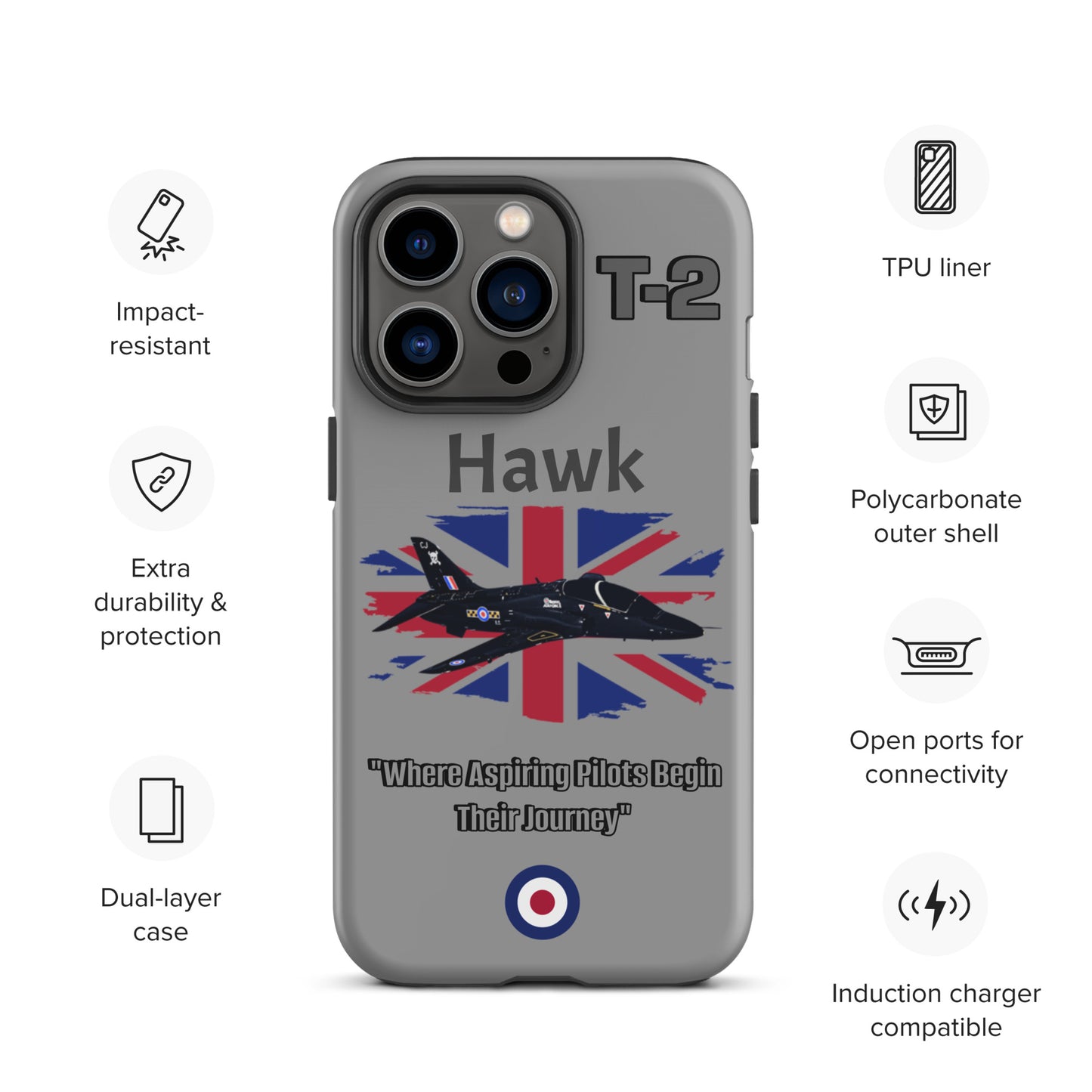 Hawk Patriot iPhone Case