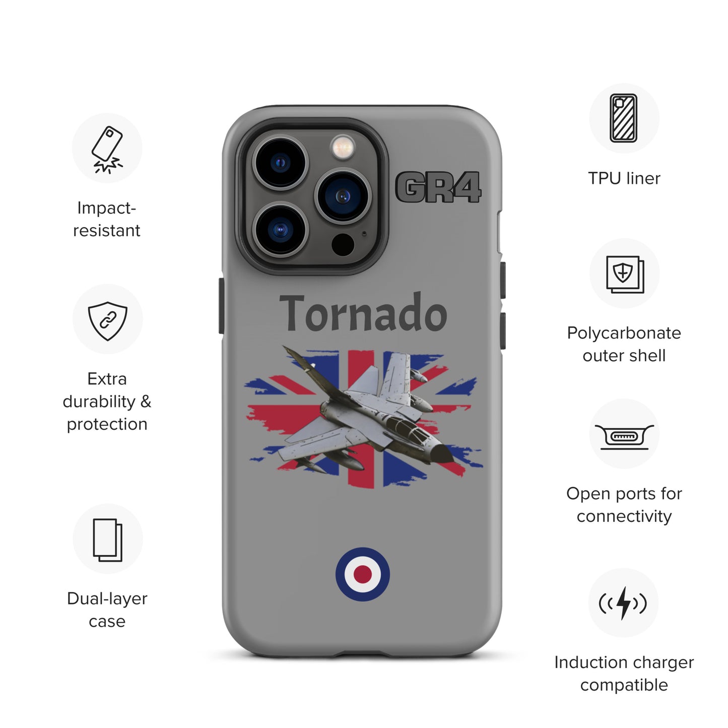 British Tornado Patriot iPhone Case (Without Quotes)
