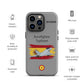 Spanish Typhoon Patriot iPhone Case (Without Quotes)