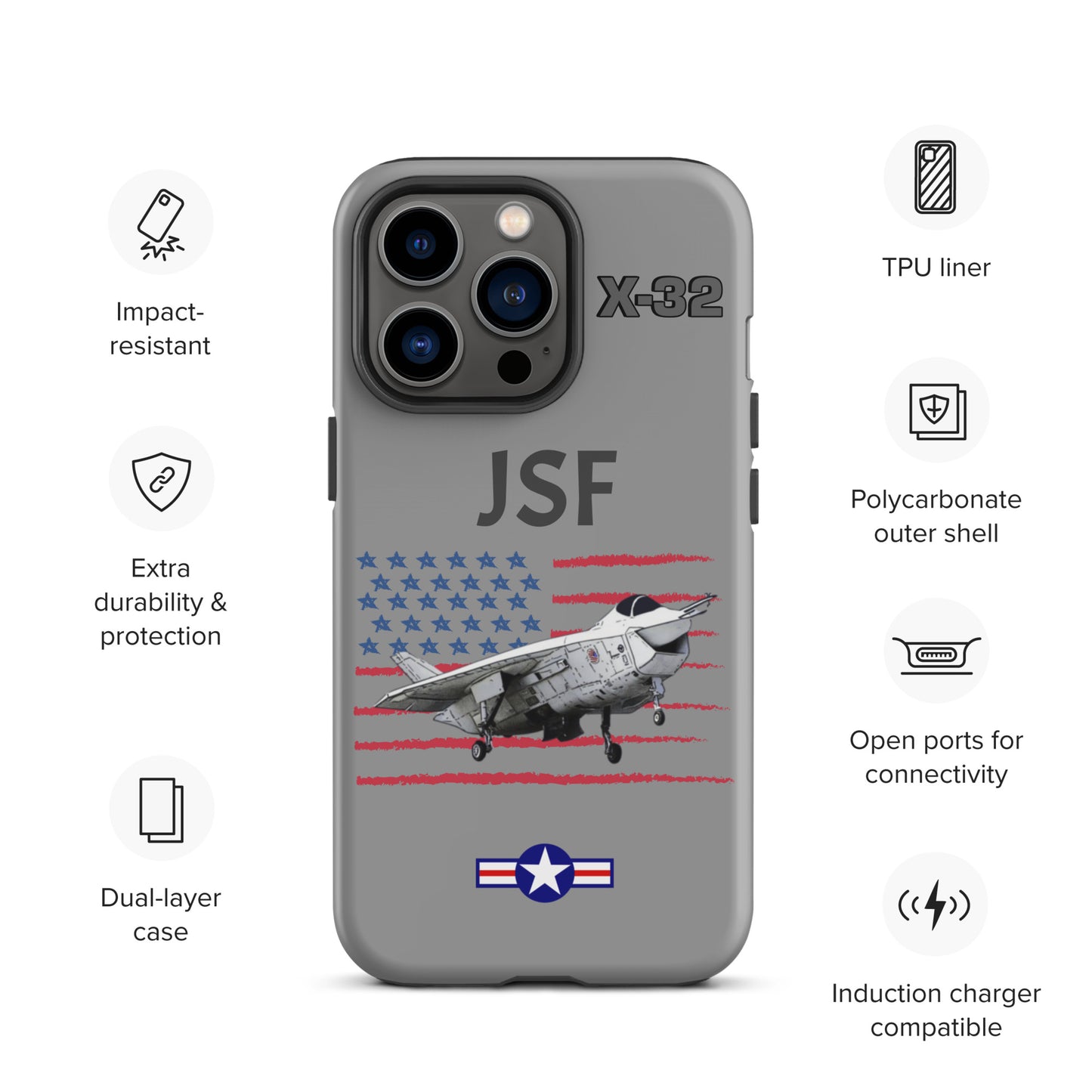 JSF Patriot iPhone Case (Without Quotes)