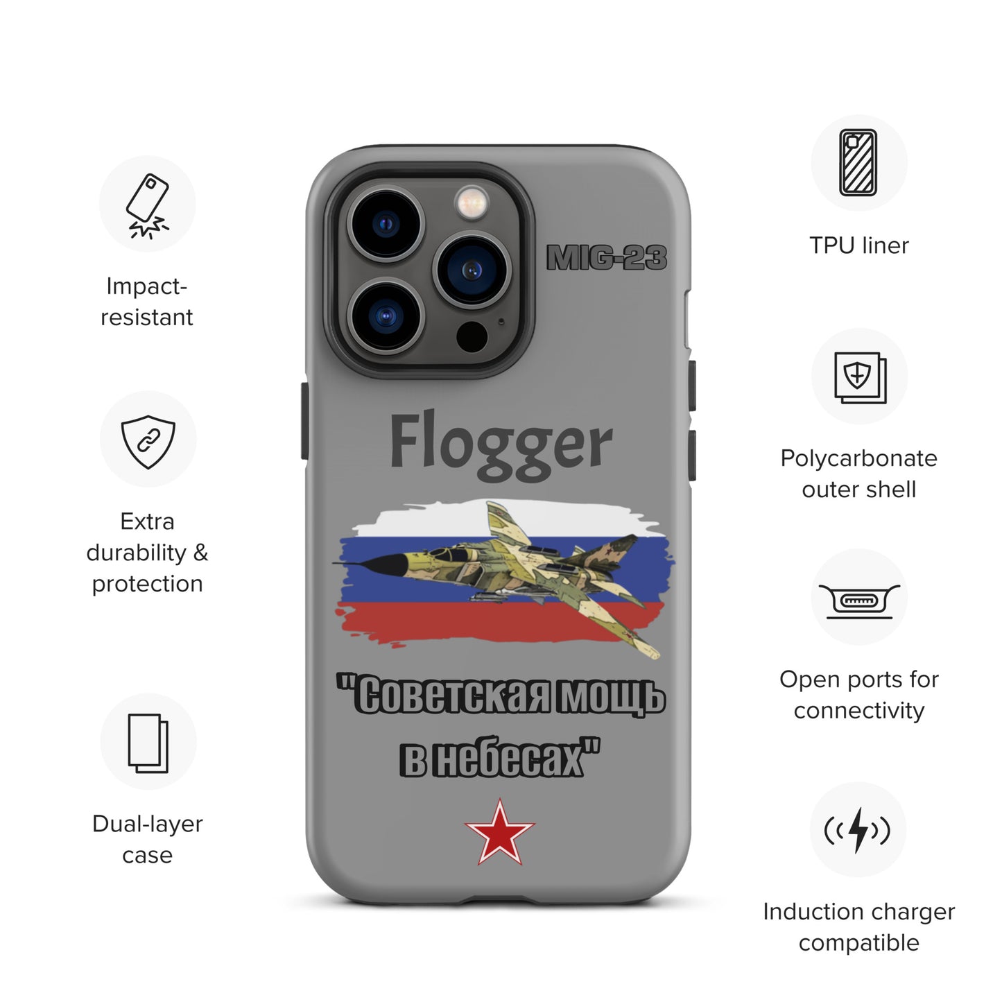 Flogger Patriot iPhone Case