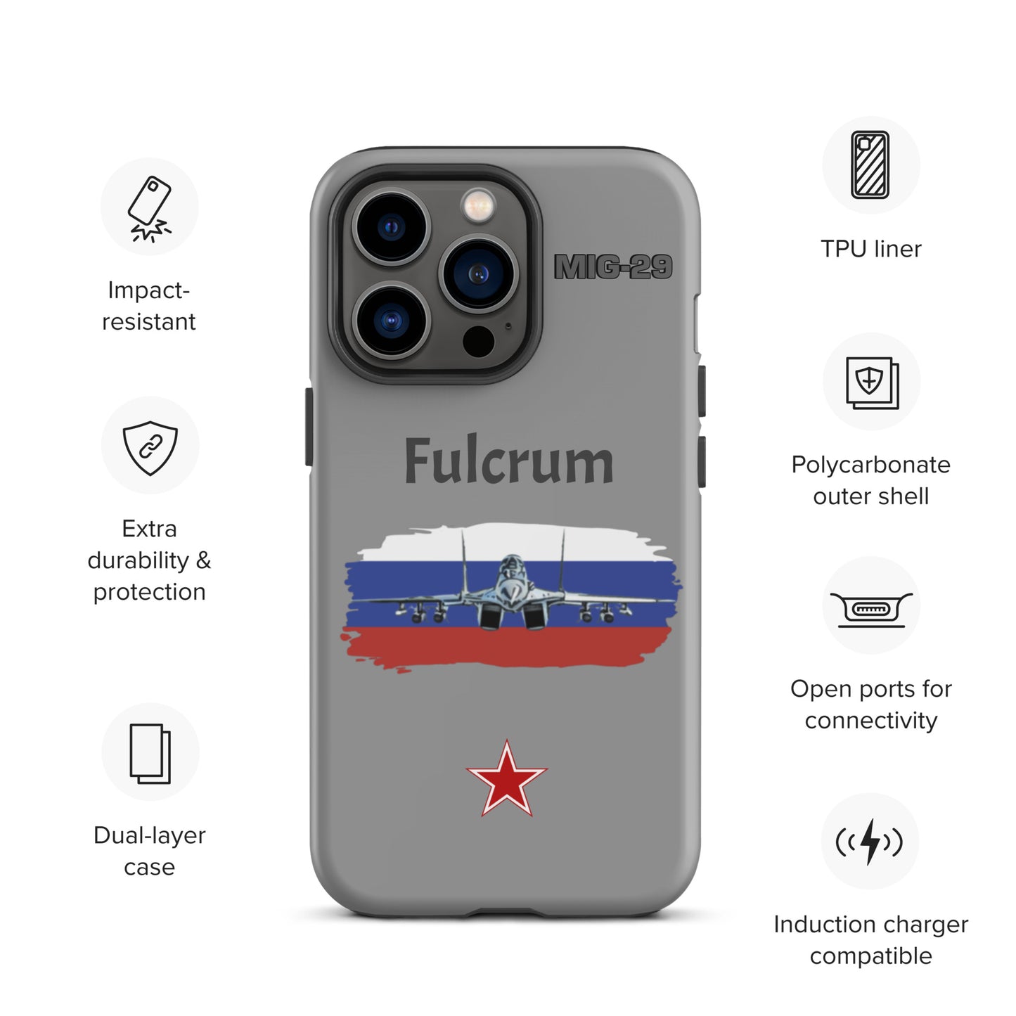 Fulcrum Patriot iPhone Case (Without Quotes)