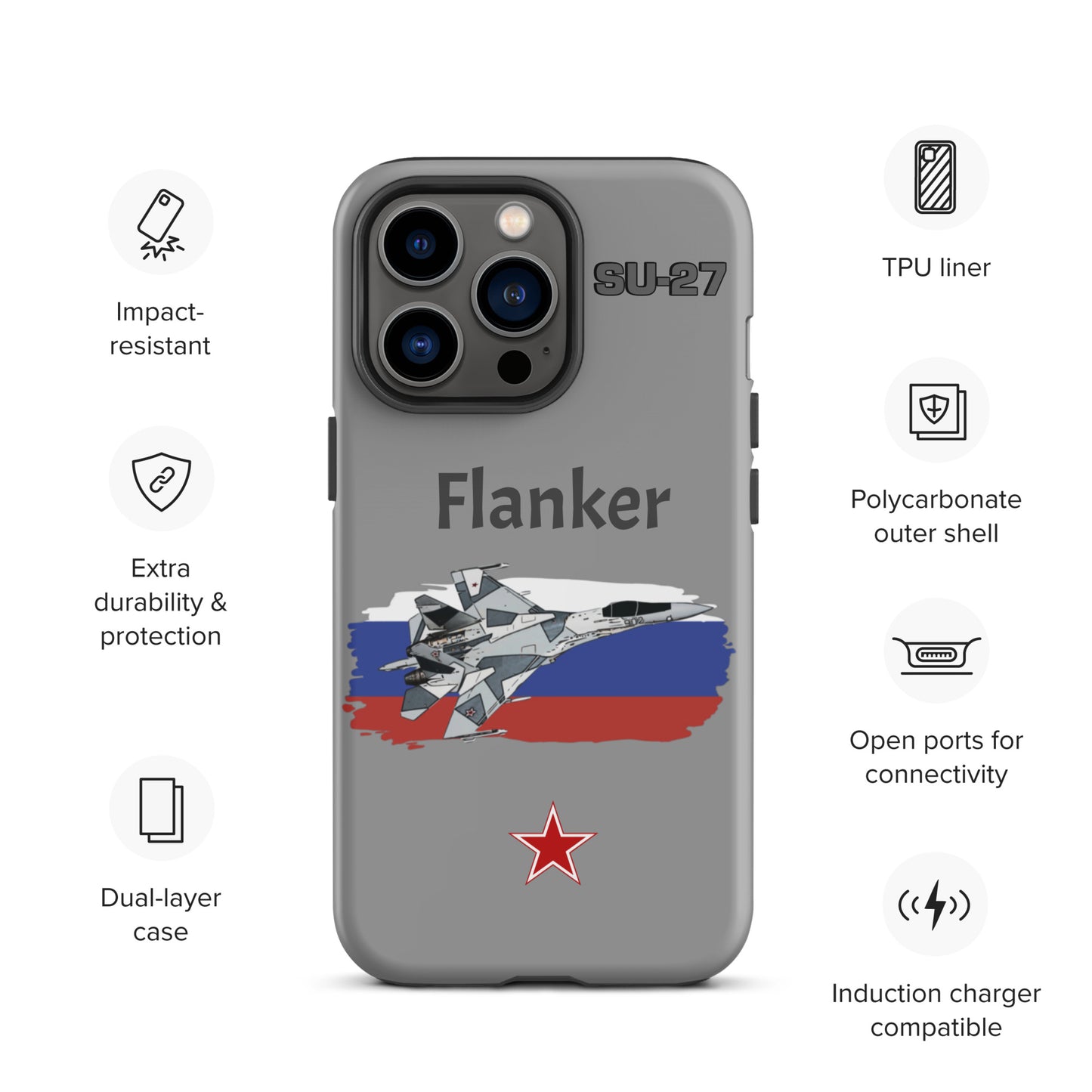 Flanker Patriot iPhone Case (Without Quotes)