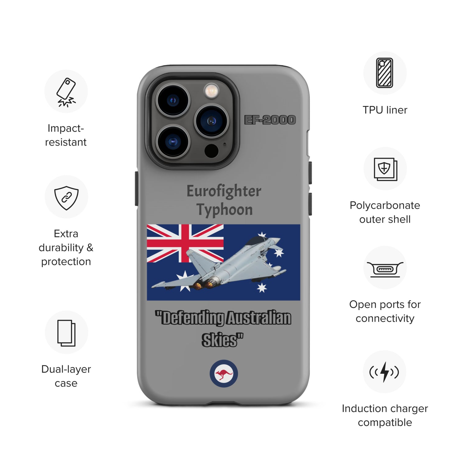 Australian Typhoon Patriot iPhone Case