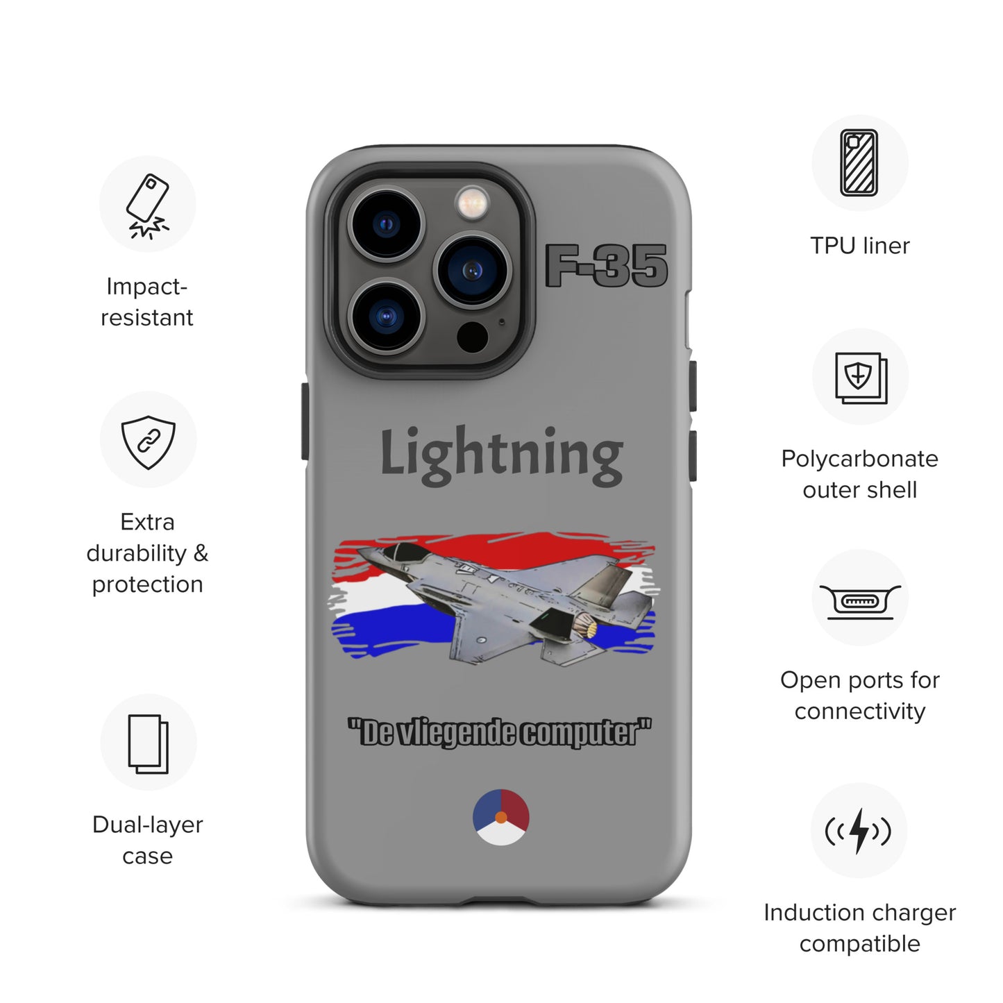 Dutch Lightning Patriot iPhone Case