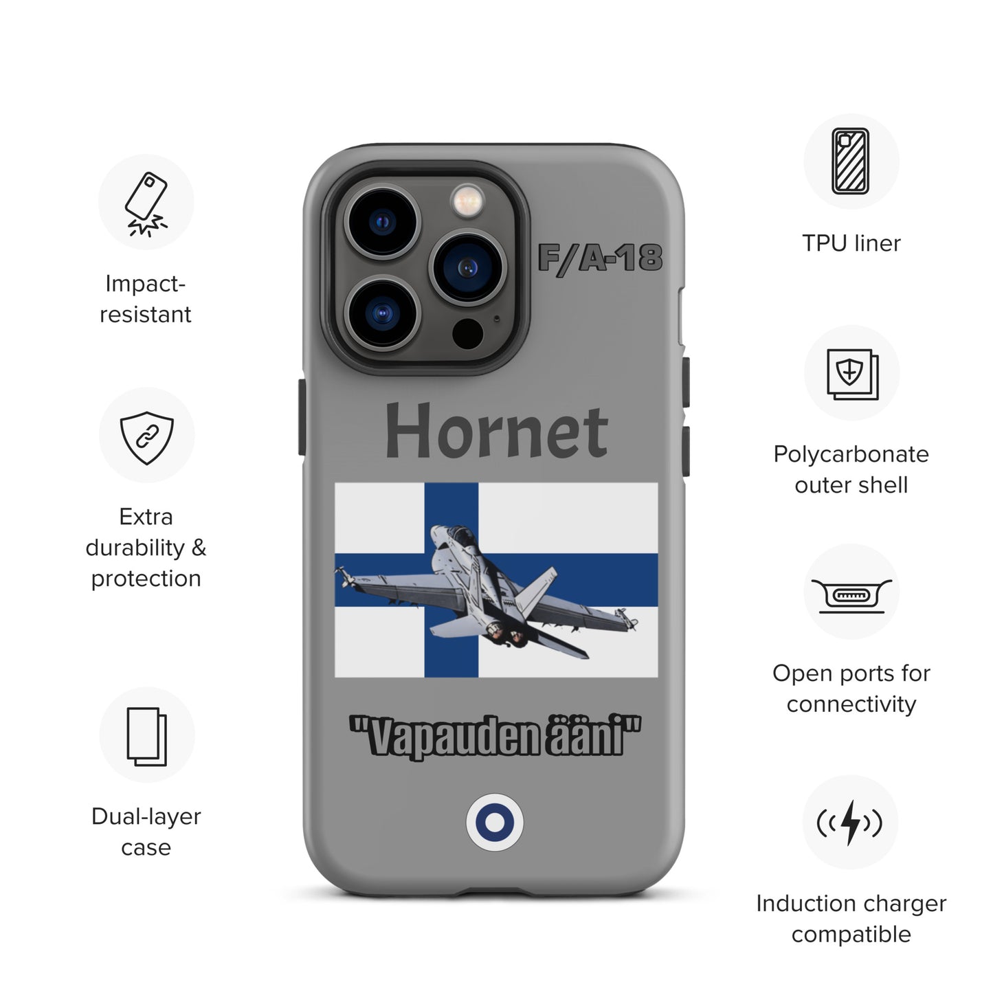 Finnish Hornet Patriot iPhone Case